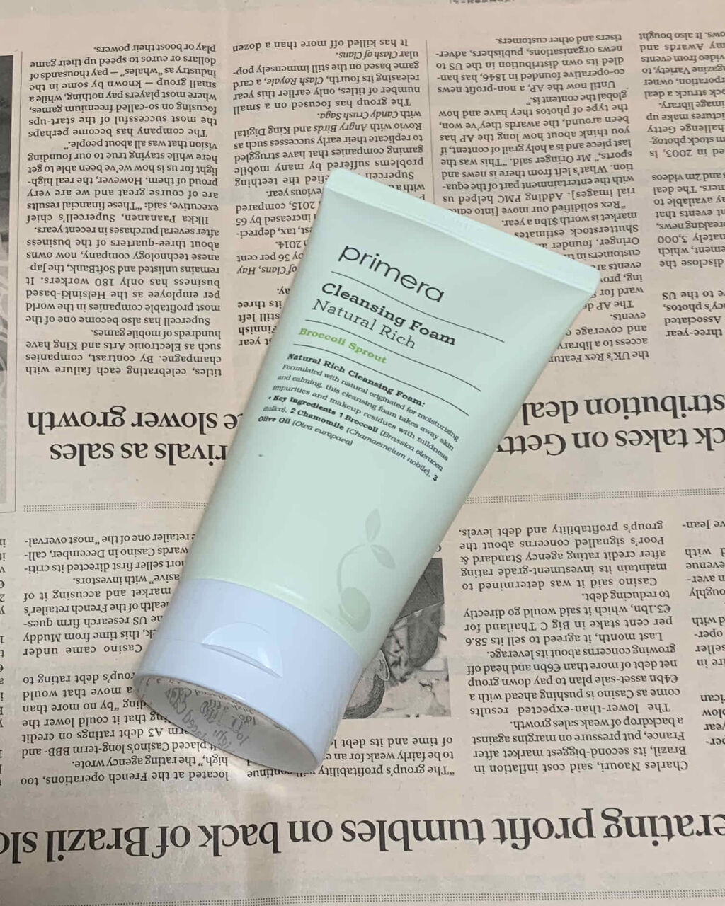 ナチュラルリッチクレンジングフォーム /primera/洗顔フォームを使ったクチコミ（1枚目）