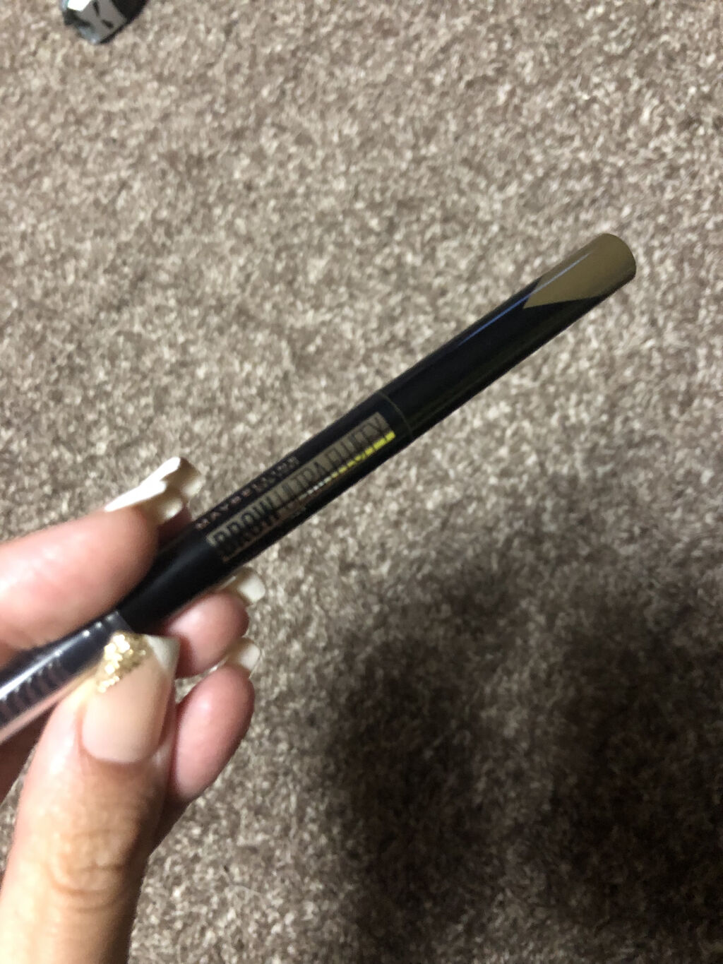 ファッションブロウ パウダーインペンシル N BR-9 オリーブブラウン/MAYBELLINE NEW YORK/アイブロウペンシルを使ったクチコミ（2枚目）