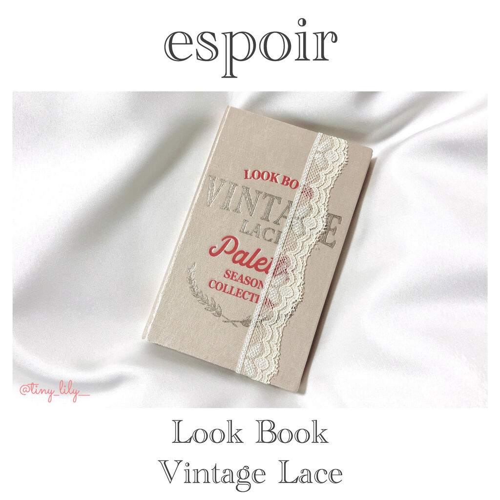 2021 F/Wルックブックパレット/espoir/アイシャドウパレットを使ったクチコミ（2枚目）