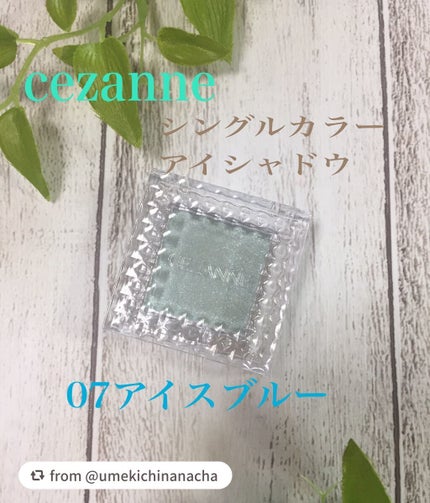 シングルカラーアイシャドウ/CEZANNE/単色アイシャドウを使ったクチコミ(2枚目)