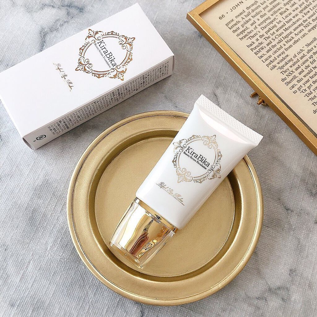 きらびか　ビューティーセラムファンデーション/KiraBika/リキッドファンデーションを使ったクチコミ（1枚目）