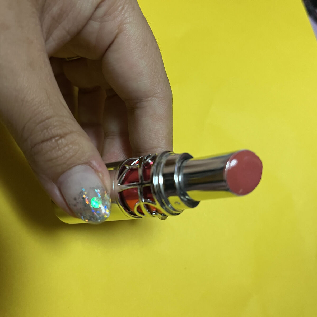 YSL ラブシャイン キャンディグレーズ/YVES SAINT LAURENT BEAUTE/口紅を使ったクチコミ（2枚目）