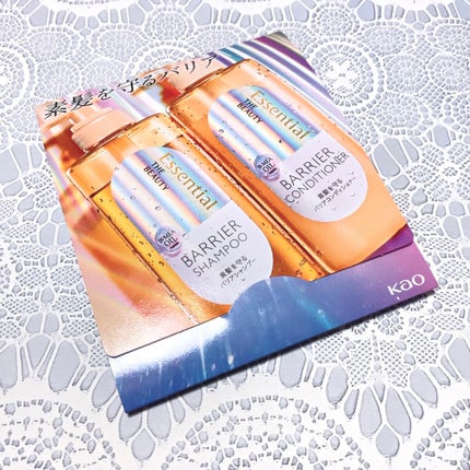 ザビューティ 髪のキメ美容素髪を守る バリアシャンプー/コンディショナー/エッセンシャル/シャンプー・コンディショナーを使ったクチコミ(2枚目)