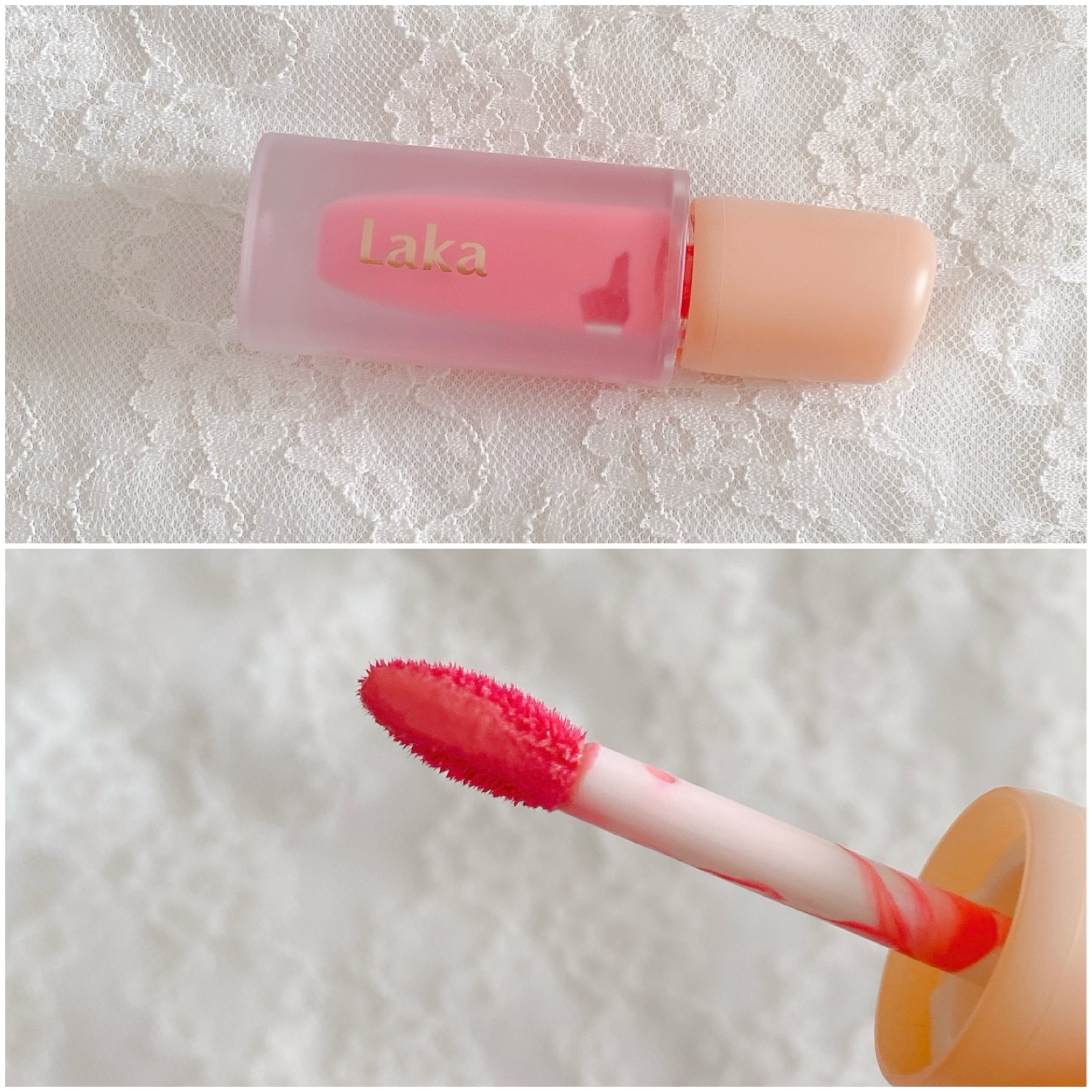 フルーティーグラムティント 119 ドリーミング/Laka/リップティントを使ったクチコミ（2枚目）