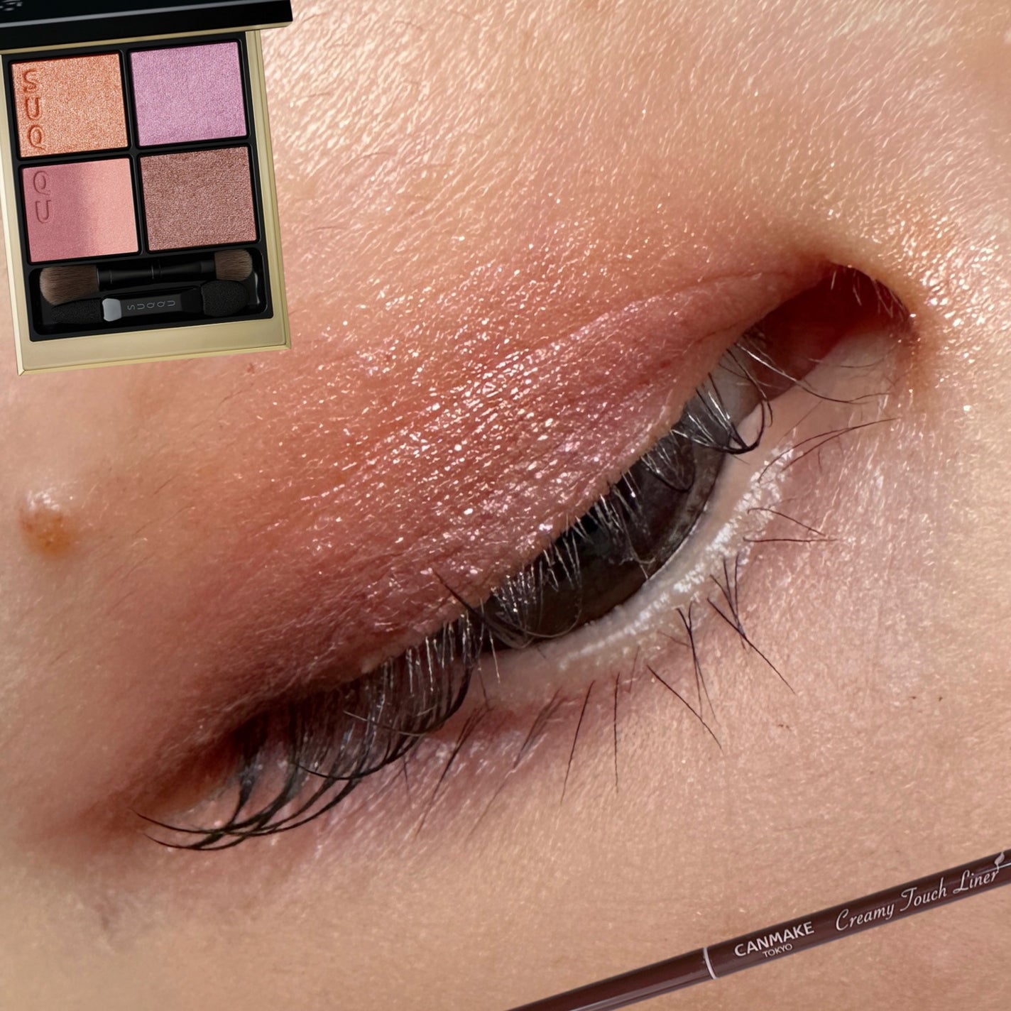 クリーミータッチライナー/キャンメイク/ジェルアイライナーを使ったクチコミ(1枚目)