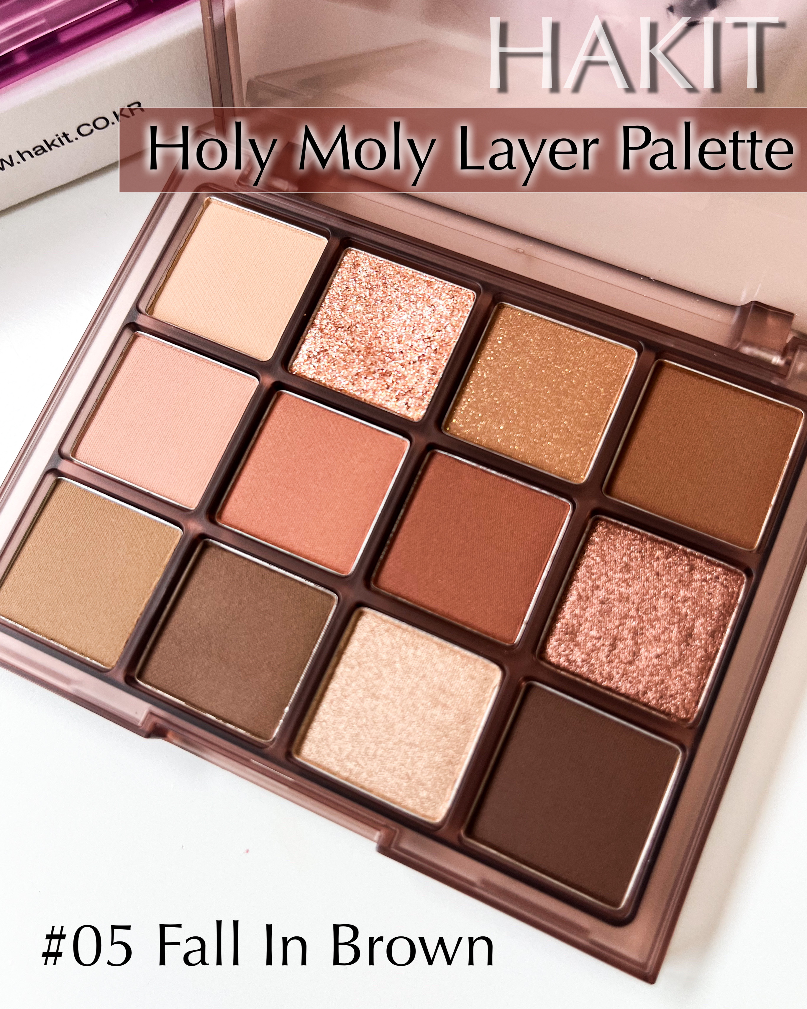 ホーリーモリーレイヤーパレット/HAKIT/アイシャドウパレットを使ったクチコミ（1枚目）