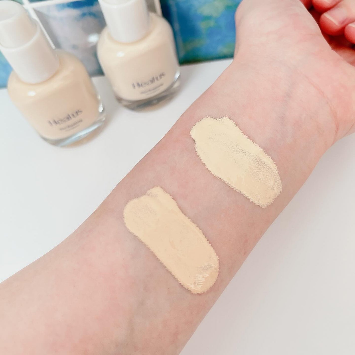 Skin breathing foundation Glow/Healus/リキッドファンデーションを使ったクチコミ(7枚目)