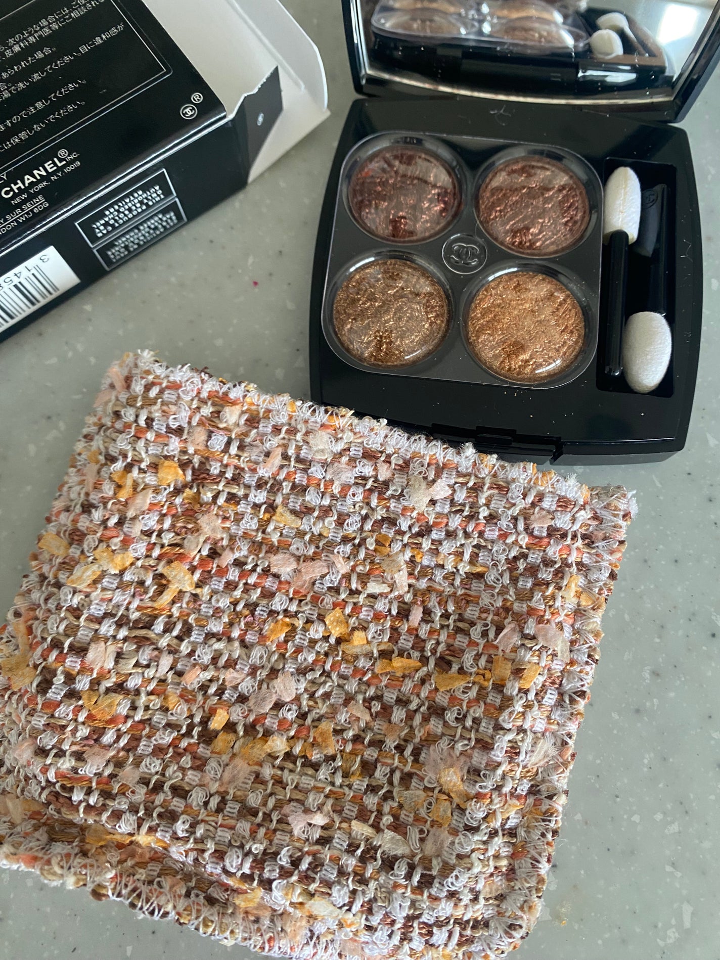 レ キャトル オンブル ツイード/CHANEL/アイシャドウパレットを使ったクチコミ(2枚目)