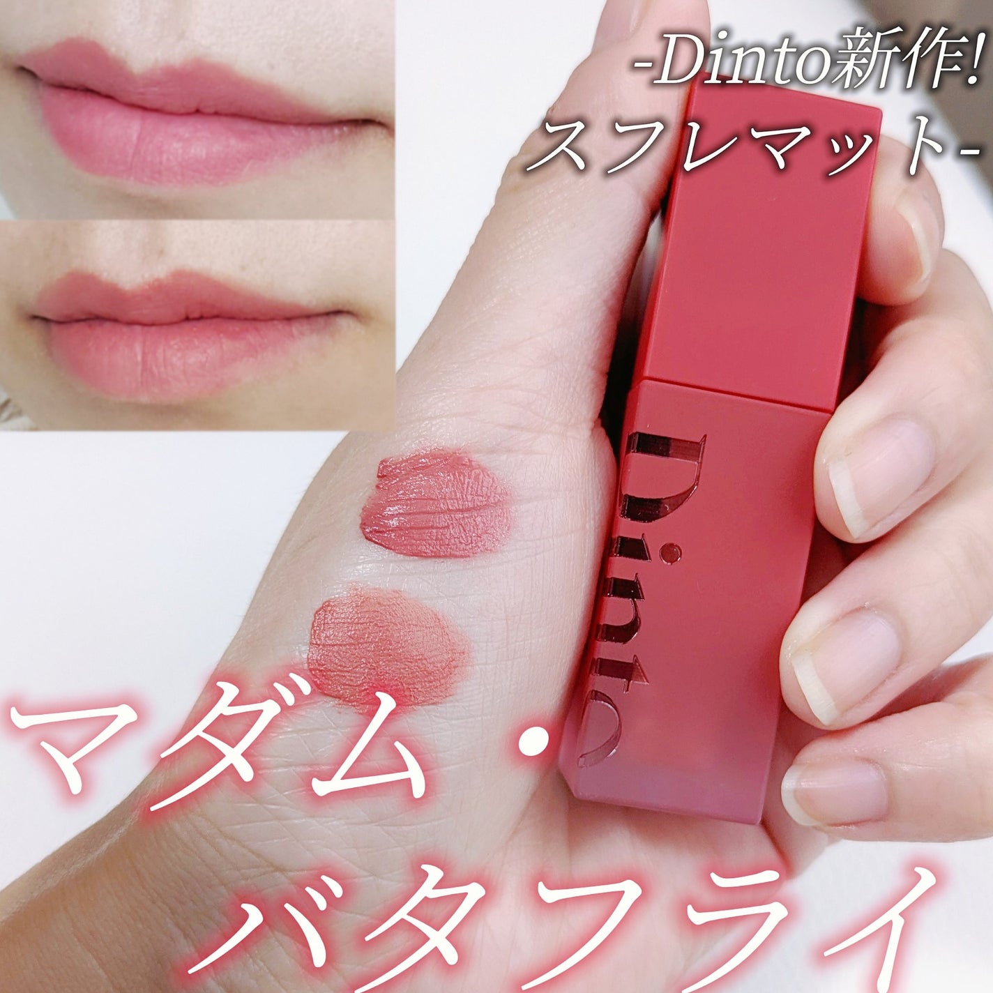 マダムバタフライコレクション ブラーニングリップベール/Dinto/口紅を使ったクチコミ(1枚目)