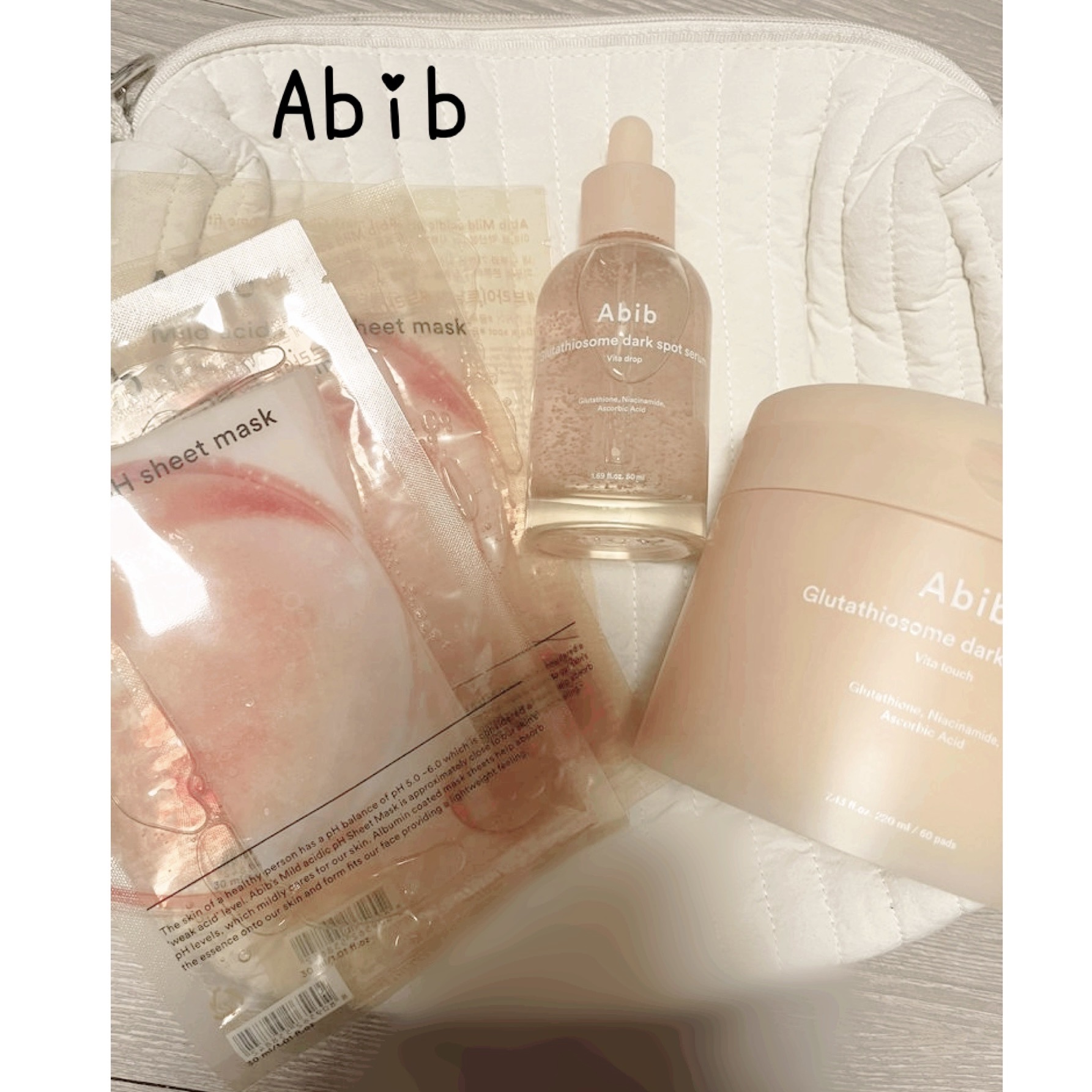 グルタチオンソームダークスポットパッドビタタッチ/Abib /トナーパッドを使ったクチコミ（1枚目）