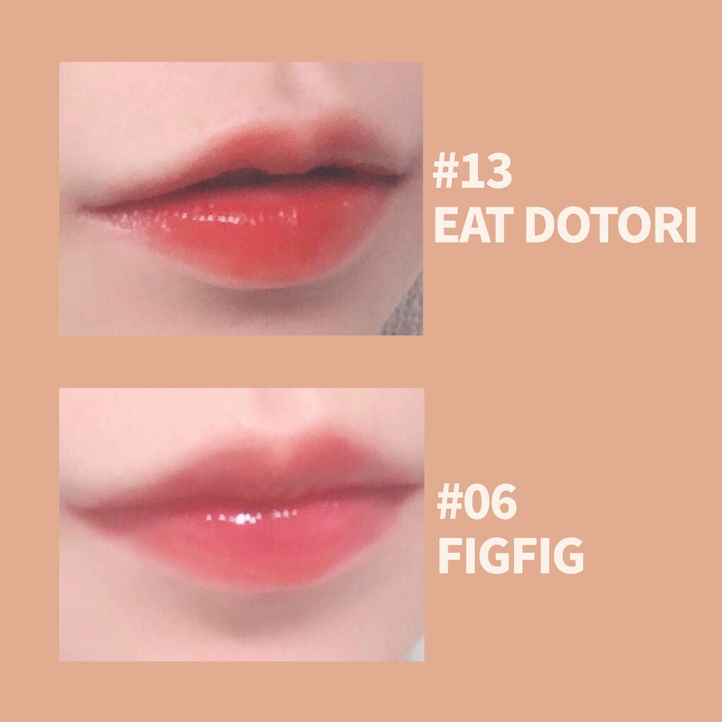 ジューシーラスティングティント/rom&nd/リップティントを使ったクチコミ(3枚目)