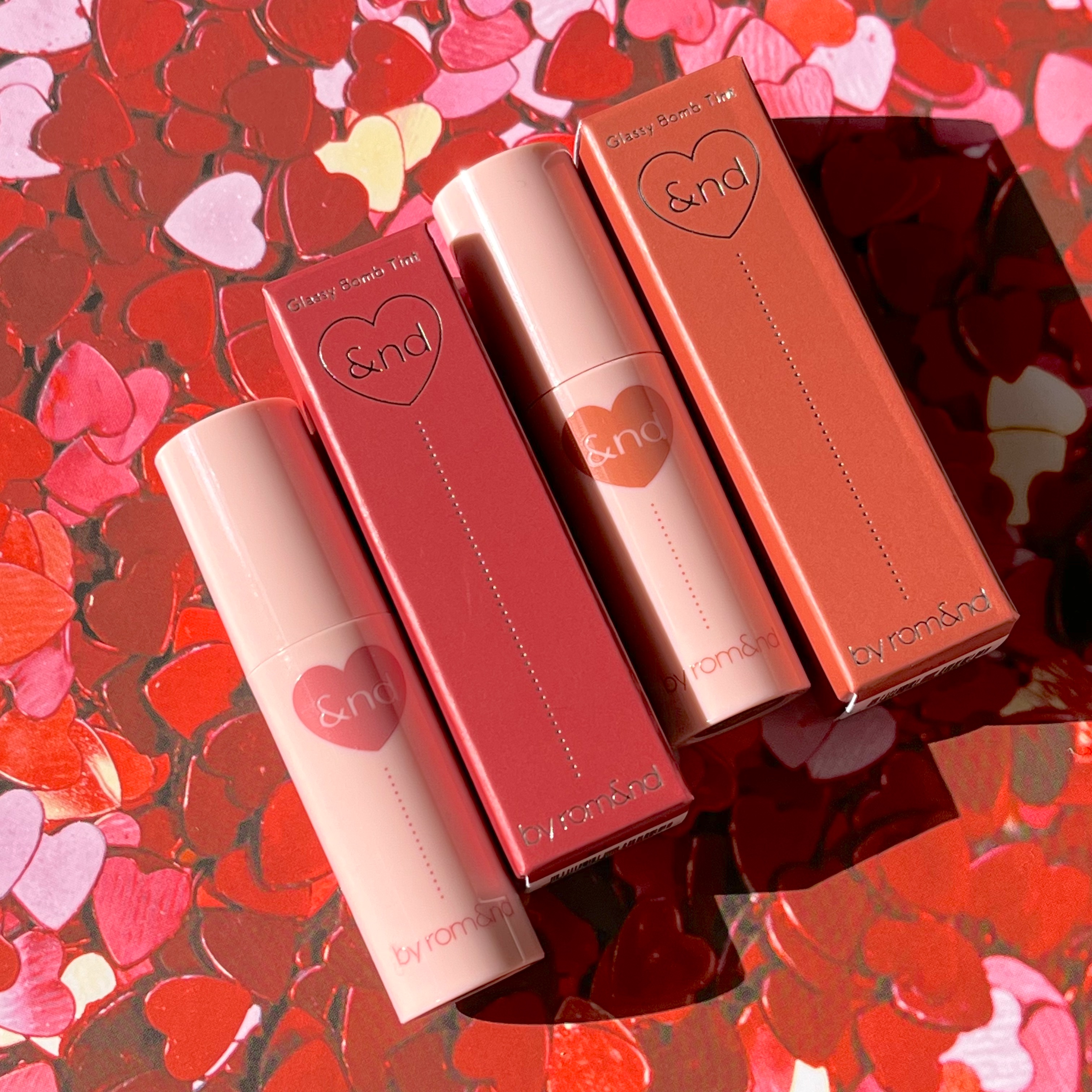 アンドバイロムアンド　グラッシーボムティント/&nd by rom&nd/リップティントを使ったクチコミ（1枚目）