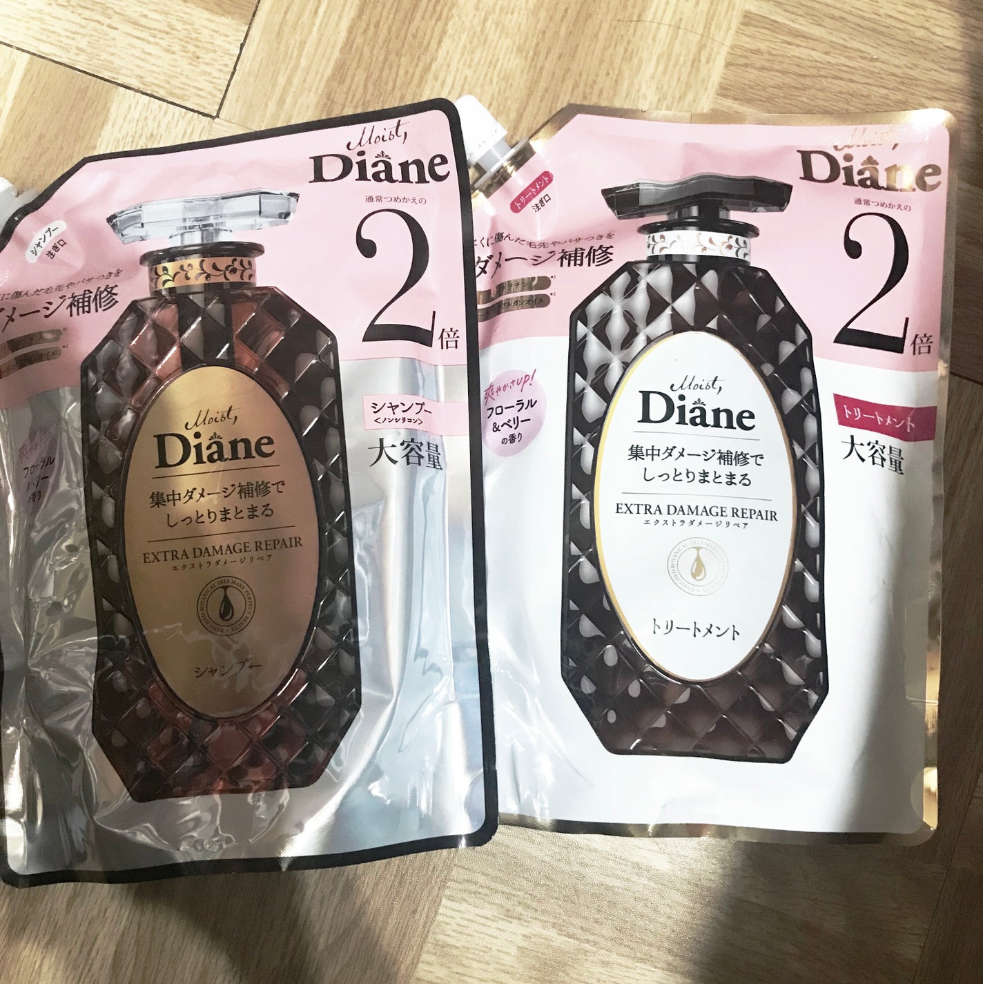 パーフェクトビューティ モイストダイアン エクストラダメージリペア シャンプー/トリートメント/ダイアン/市販シャンプーを使ったクチコミ(1枚目)