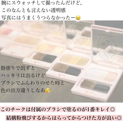 ブレンドチークカラー/WHOMEE/パウダーチークを使ったクチコミ(5枚目)