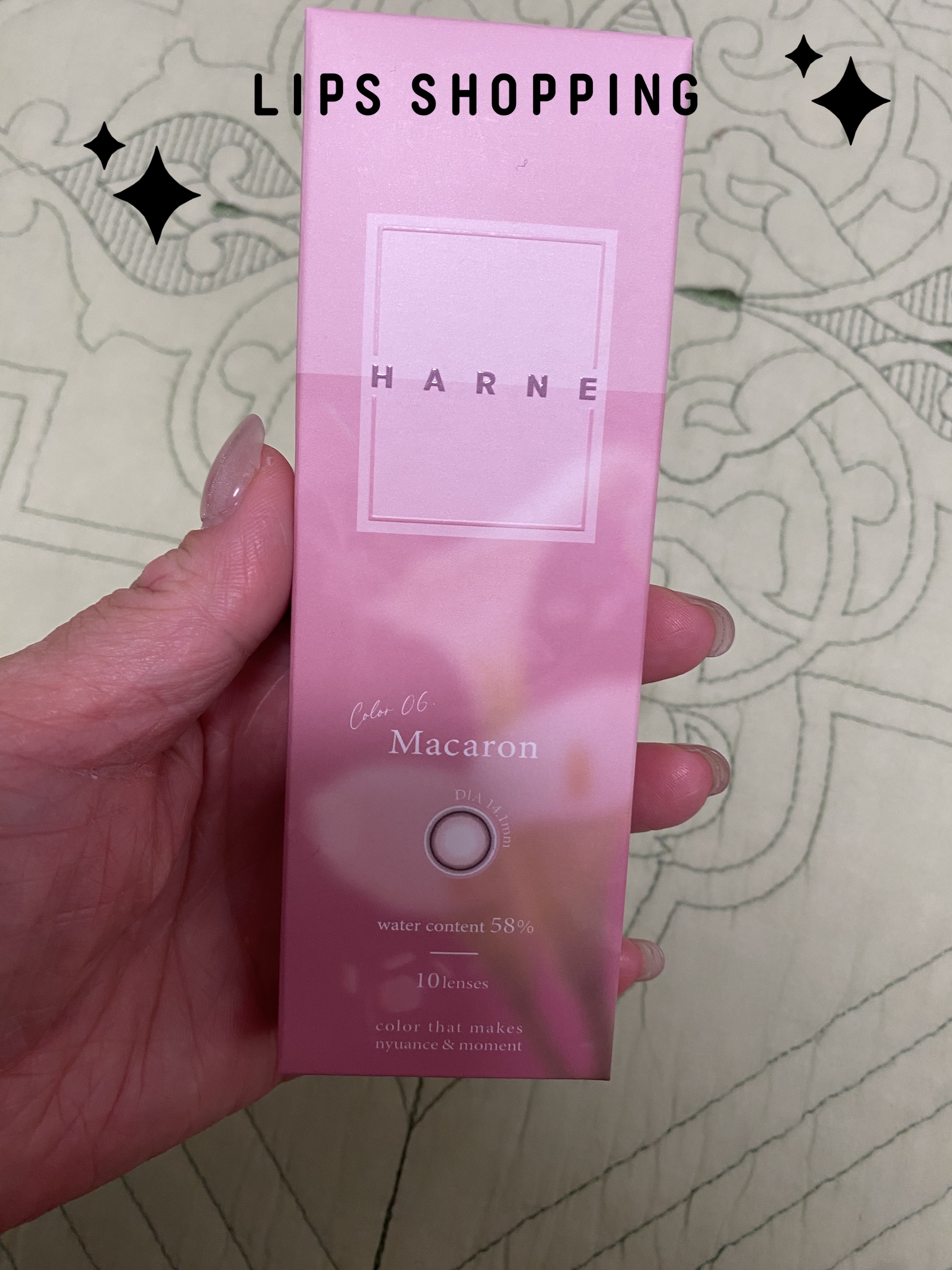 HARNE 1day マカロン/HARNE/ワンデー（１DAY）カラコンを使ったクチコミ（1枚目）