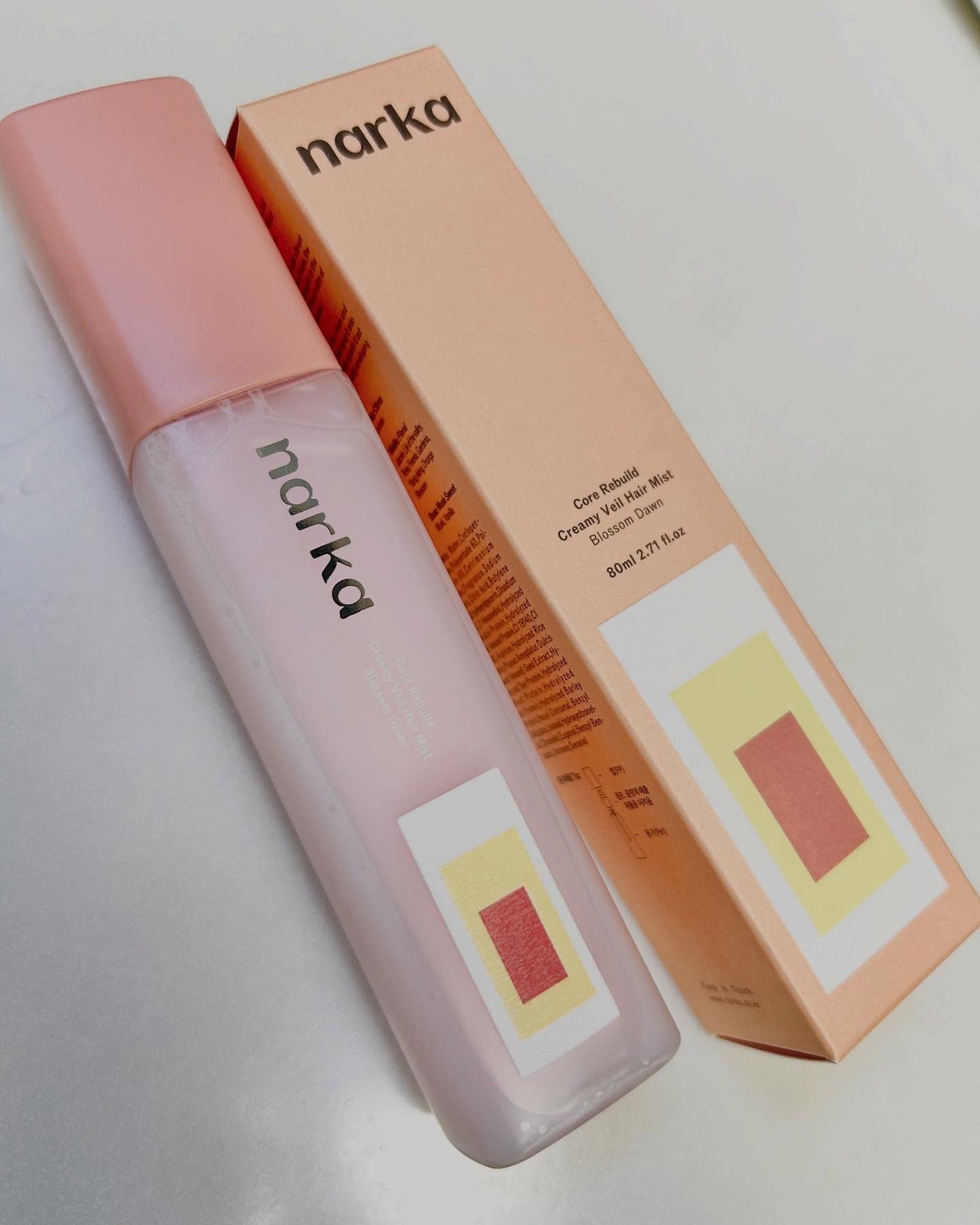 クリーミーベールヘアミスト ブロッサムダン/narka/ヘアミストを使ったクチコミ(1枚目)