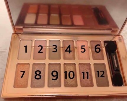 バレンタインボックス/VAVI MELLO/アイシャドウパレットを使ったクチコミ(2枚目)