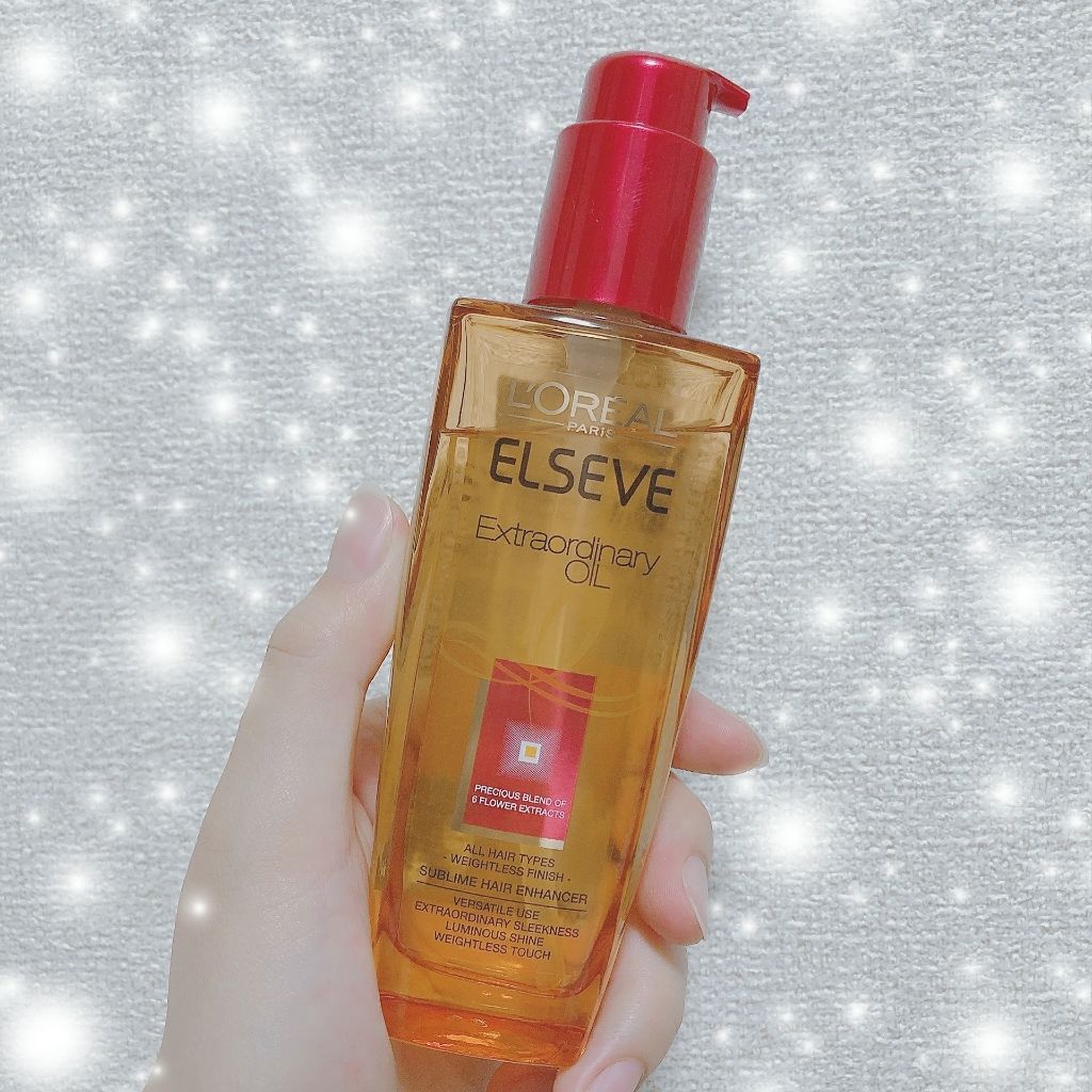 エルセーヴ エクストラオーディナリー オイル サラサラフィニッシュ/ロレアル パリ/ヘアオイルを使ったクチコミ(1枚目)