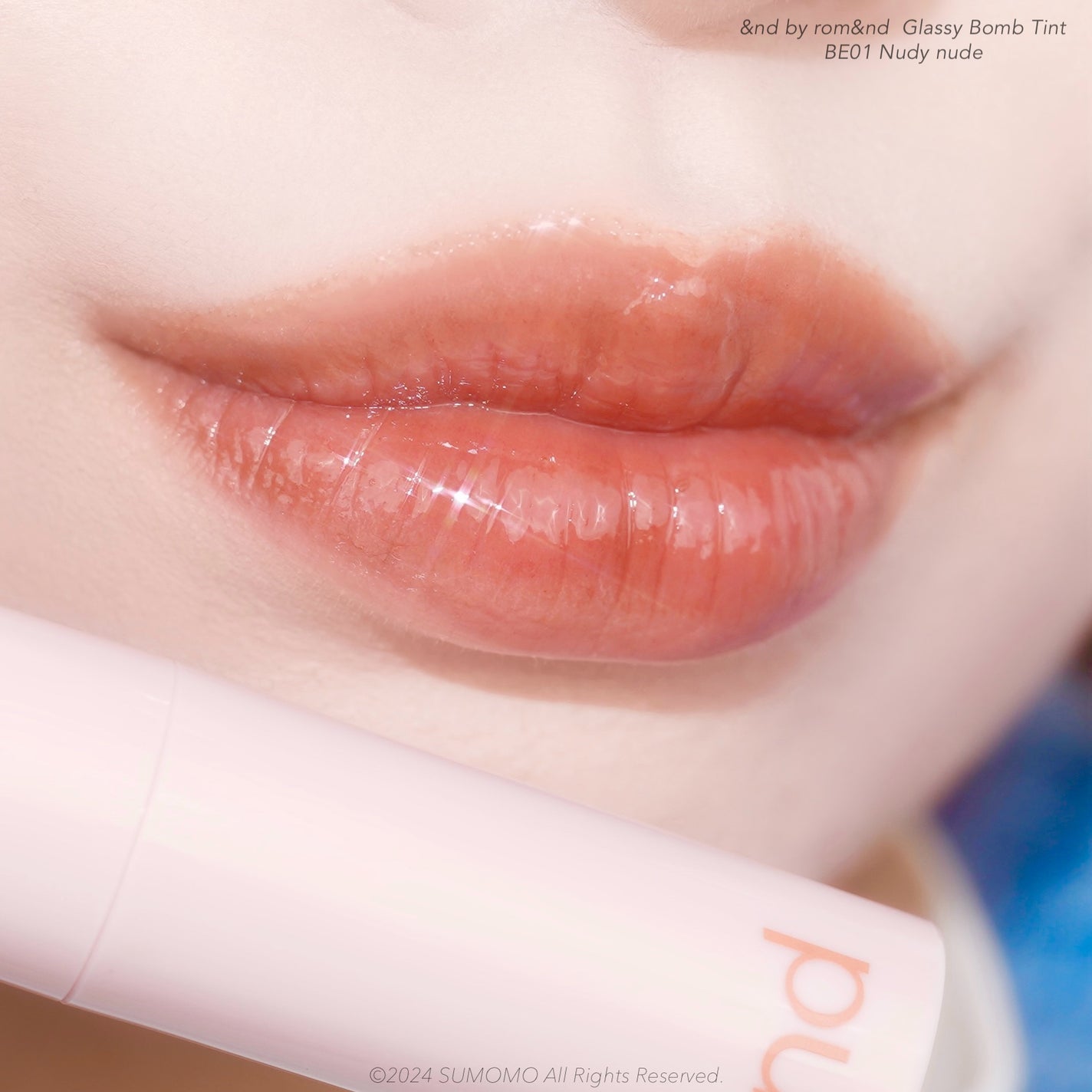 アンドバイロムアンド グラッシーボムティント/&nd by rom&nd/リップティントを使ったクチコミ(3枚目)