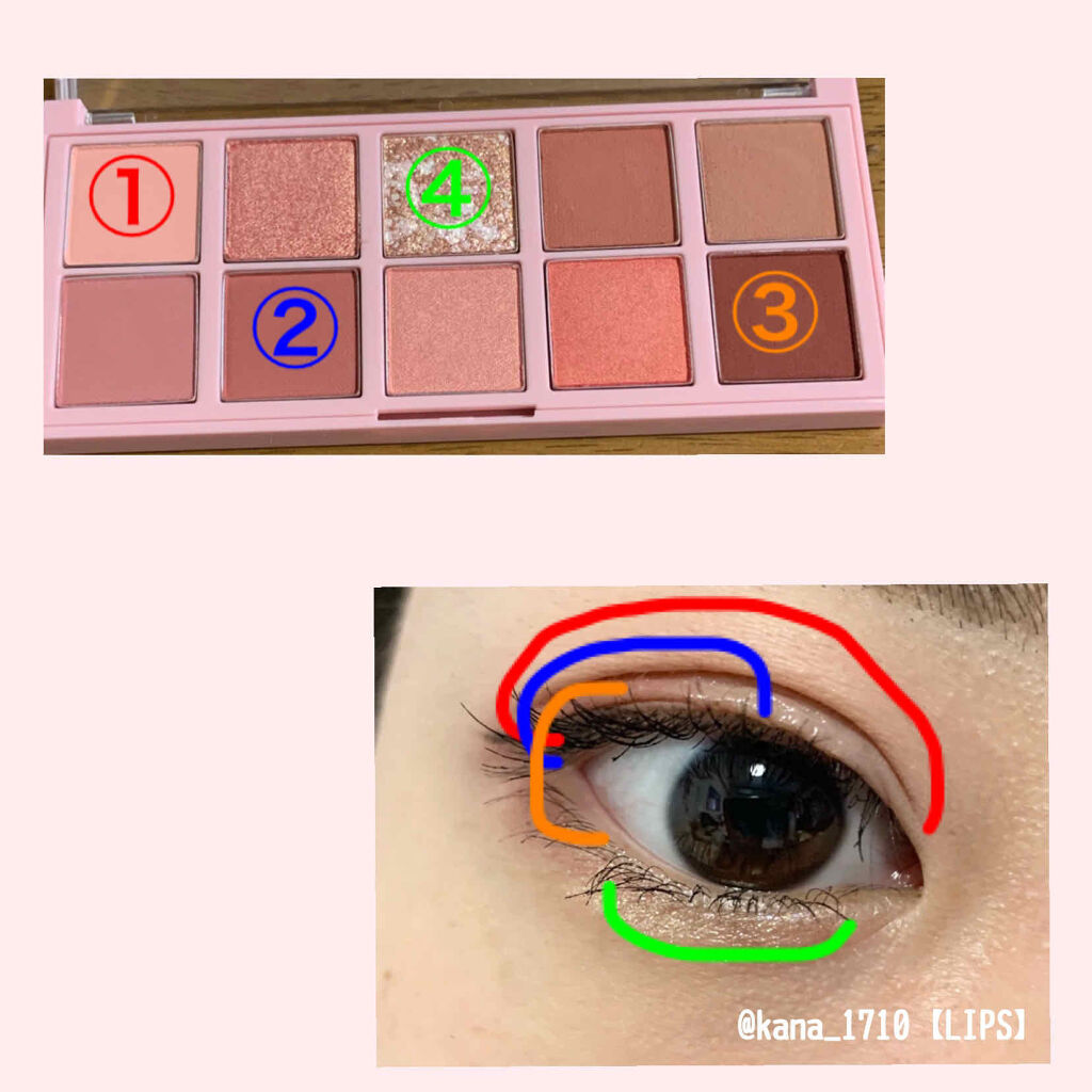 カラー マスター シャドウ パレット /the SAEM/アイシャドウパレットを使ったクチコミ（2枚目）