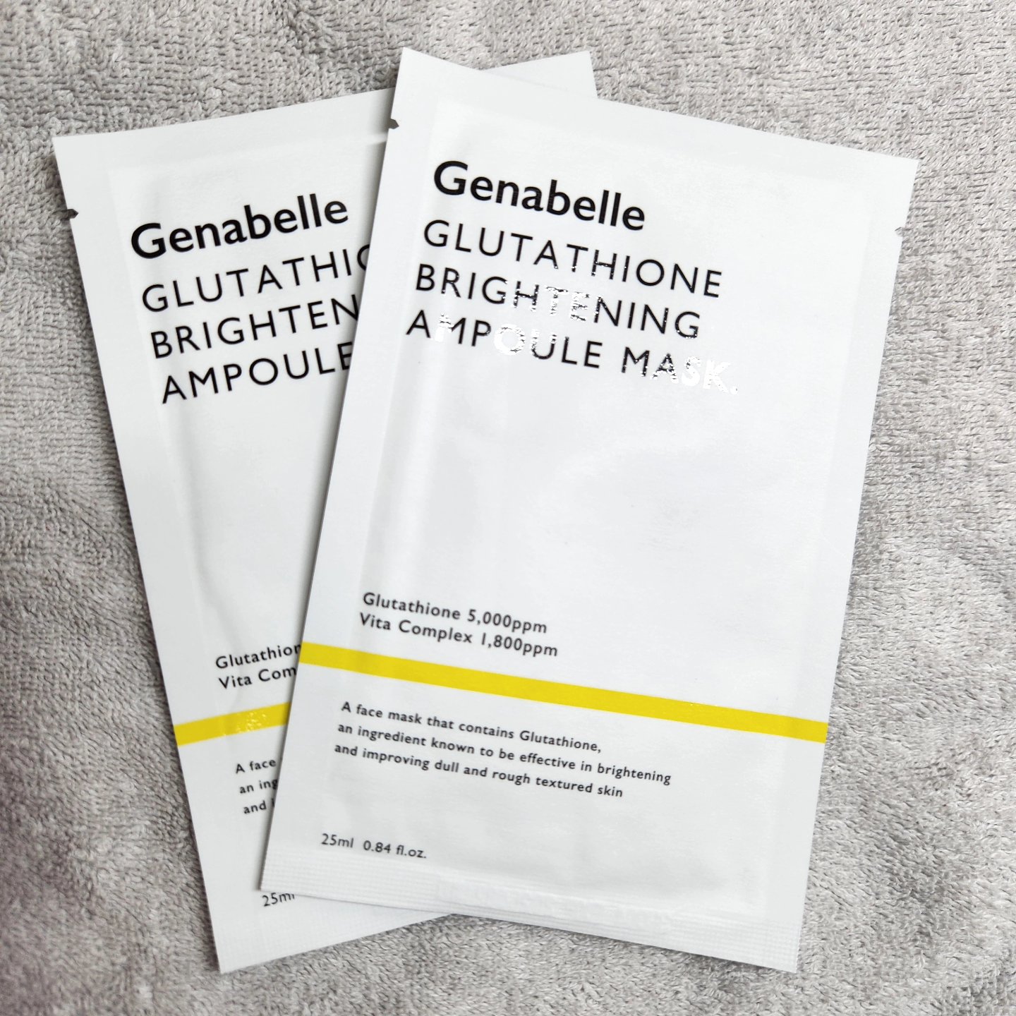 グルタチオンブアンプルマスク/Genabelle/シートマスク・パックを使ったクチコミ（1枚目）