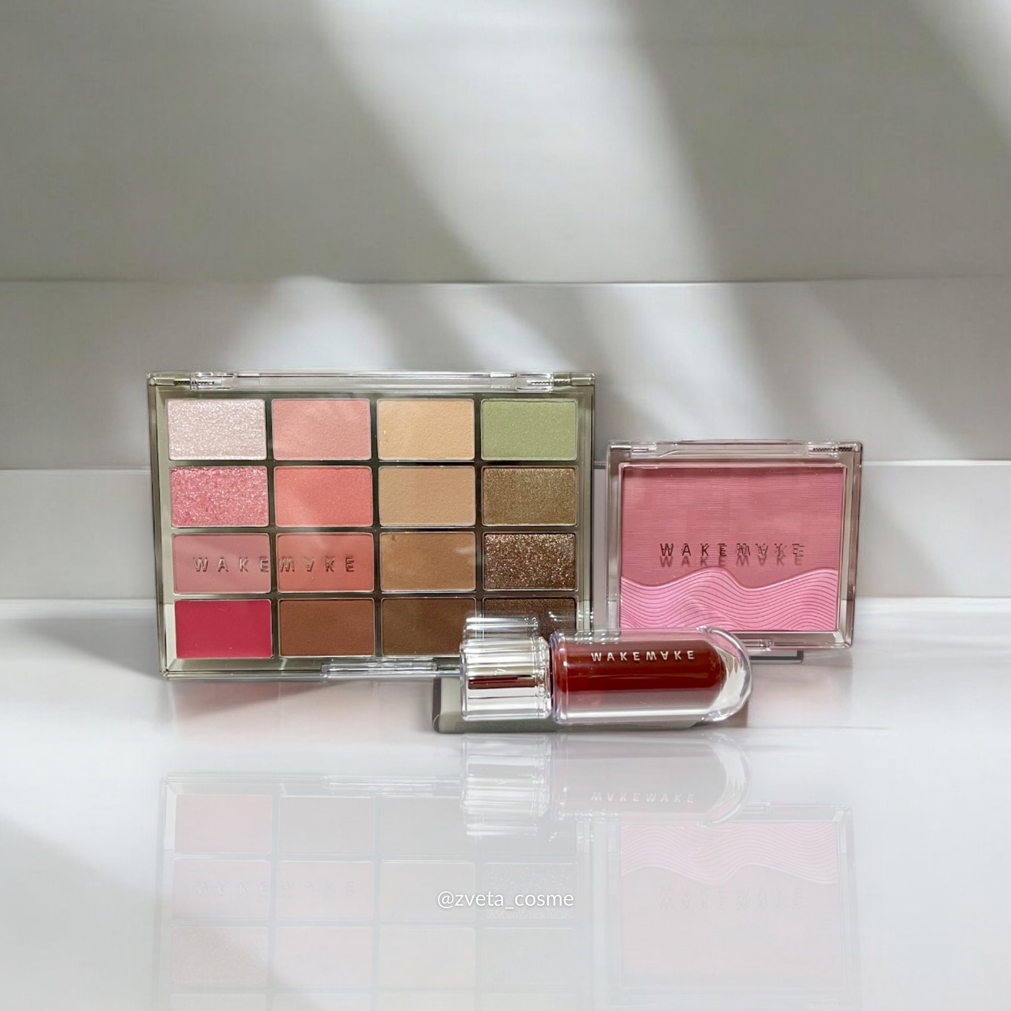 wakemake シアーレイヤリングデュアルブラッシャーのクチコミ「#コスメ購入品
 #Qoo10メガ割 
✼••┈┈••✼••┈┈••✼••┈┈••✼••┈┈•.....」（3枚目）