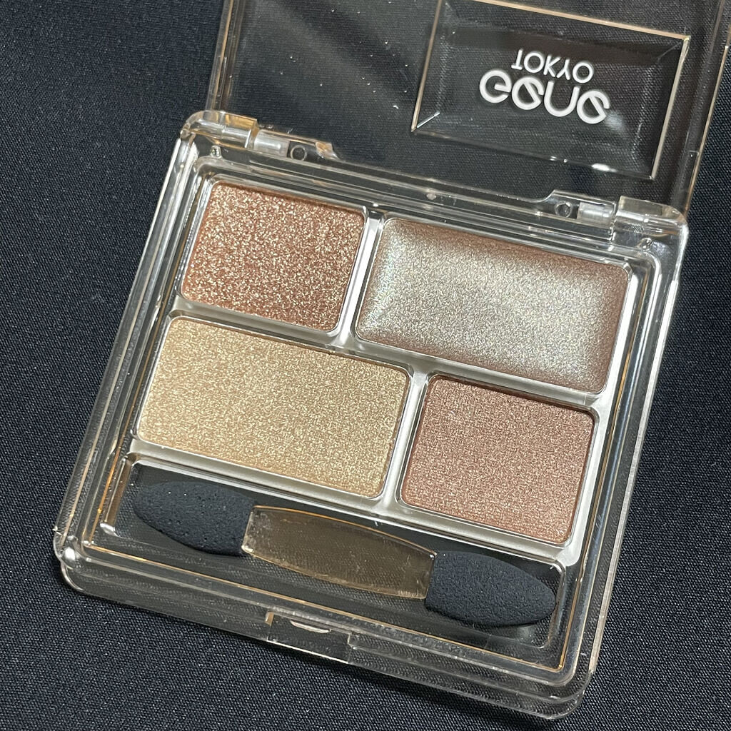 リラクシーアイシャドウ/GENE TOKYO/アイシャドウパレットを使ったクチコミ（3枚目）