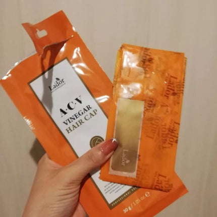 ACV VINEGAR HAIR CAP /La'dor/アウトバストリートメントを使ったクチコミ(2枚目)