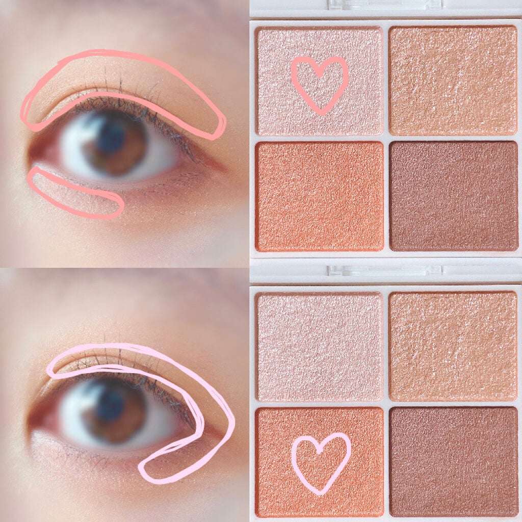 シルキースフレアイズ/キャンメイク/アイシャドウパレットを使ったクチコミ(2枚目)