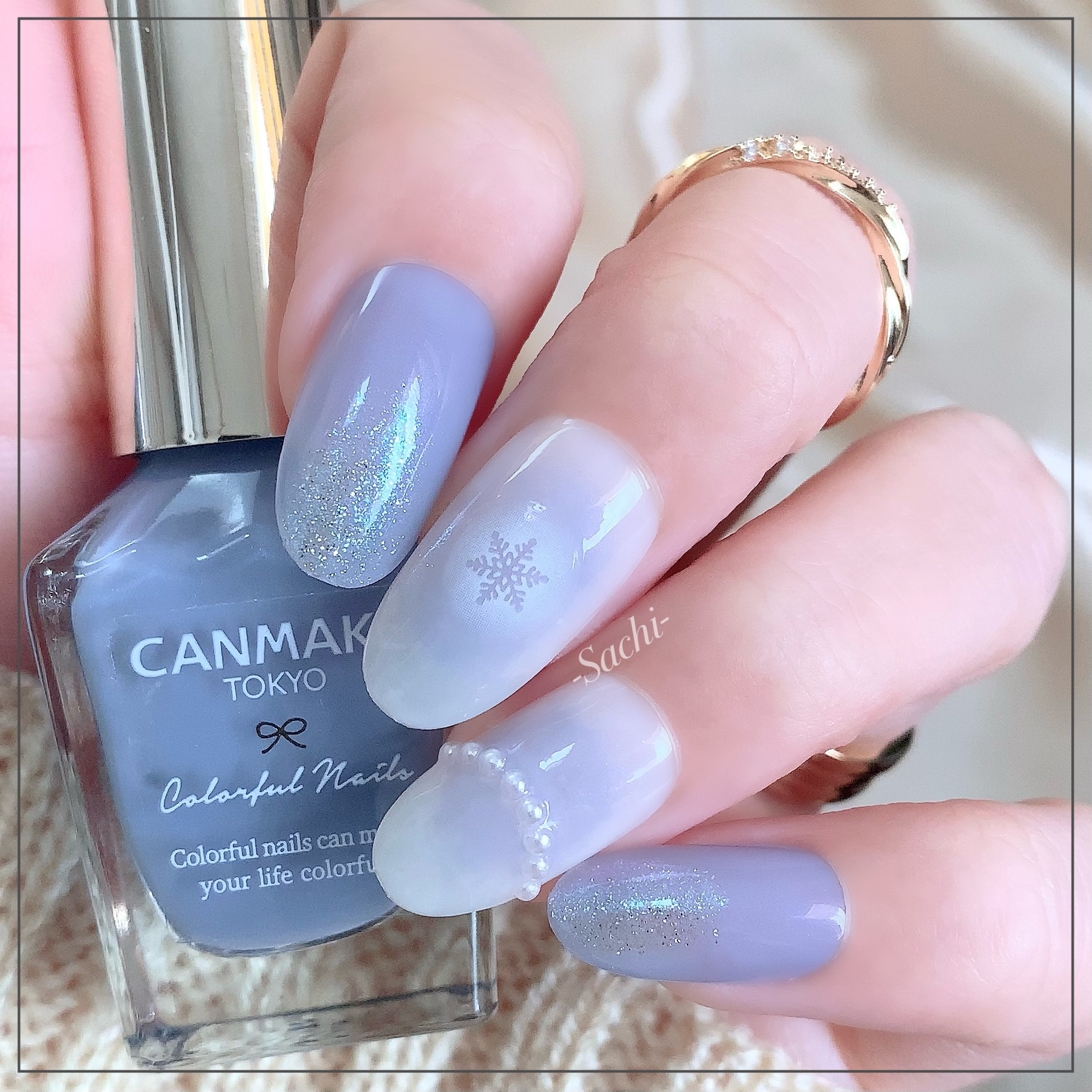 冬ネイルのネイルデザイン】カラフルネイルズ｜キャンメイクの口コミ