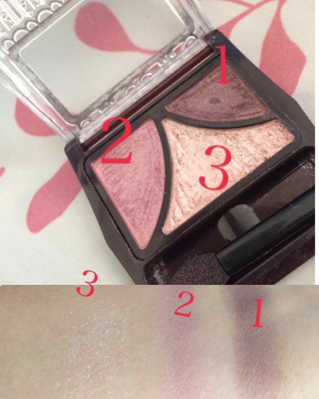 ジューシーピュアアイズ/キャンメイク/アイシャドウパレットを使ったクチコミ（2枚目）