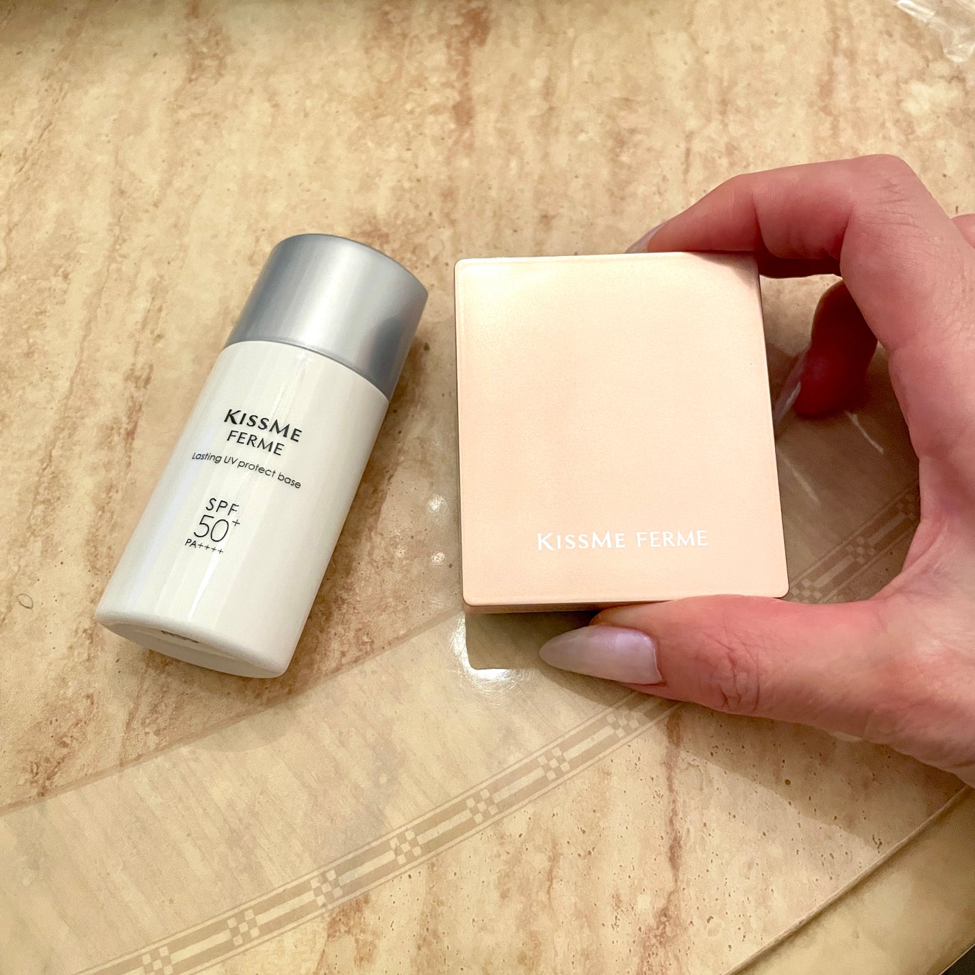 キスミー フェルム シルキーフィットファンデ/キスミー フェルム/パウダーファンデーションを使ったクチコミ(2枚目)