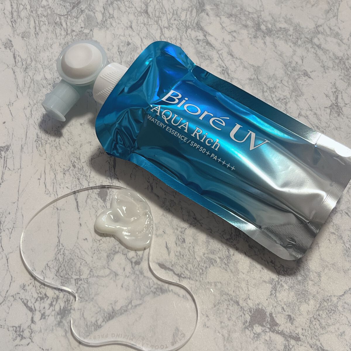 ビオレUV アクアリッチウォータリーエッセンス/ビオレ/日焼け止め・UVケアを使ったクチコミ(3枚目)
