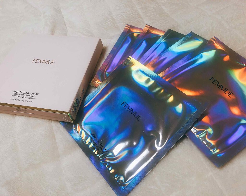 ドリームグロウマスク RR(透明感・キメ)/FEMMUE/シートマスク・パックを使ったクチコミ(1枚目)
