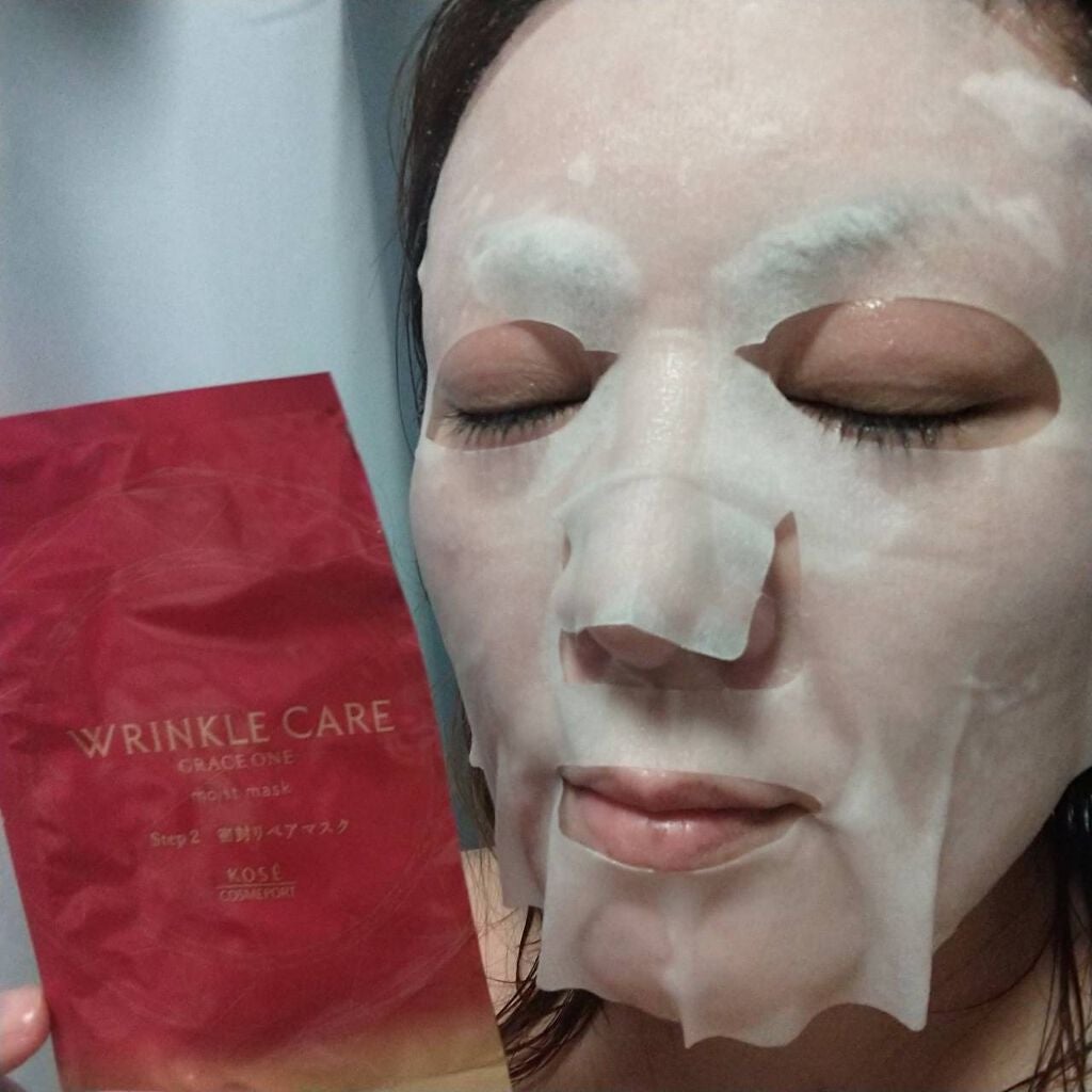 リンクルケア Wコンセントレートマスク/グレイスワン/シートマスク・パックを使ったクチコミ(4枚目)