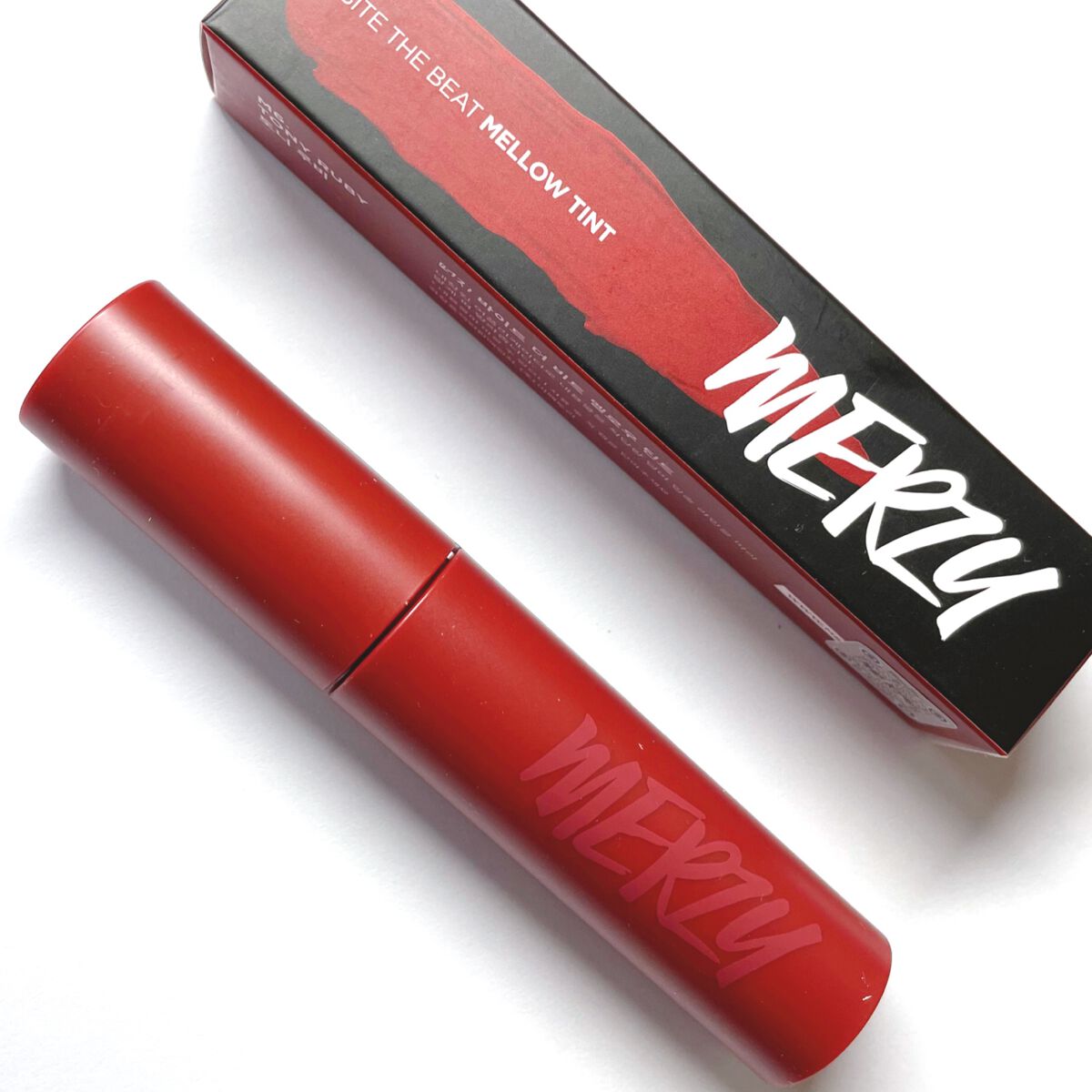 バイト ザ ビート メロウ ティント/MERZY/リップティントを使ったクチコミ(2枚目)
