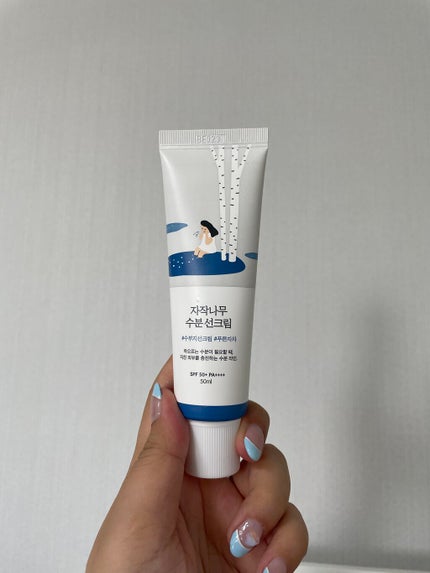 白樺水分uvクリーム/ROUND LAB/日焼け止めクリームを使ったクチコミ(2枚目)