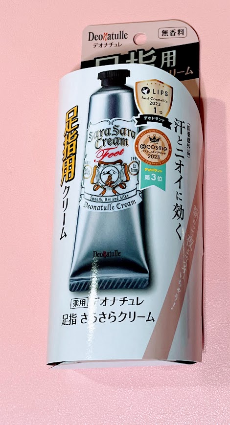薬用足指さらさらクリーム/デオナチュレ/デオドラント・制汗剤を使ったクチコミ（2枚目）