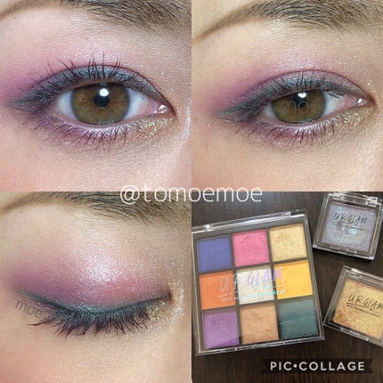 UR GLAM BLOOMING EYE COLOR PALETTE/U R GLAM/アイシャドウパレットを使ったクチコミ(2枚目)