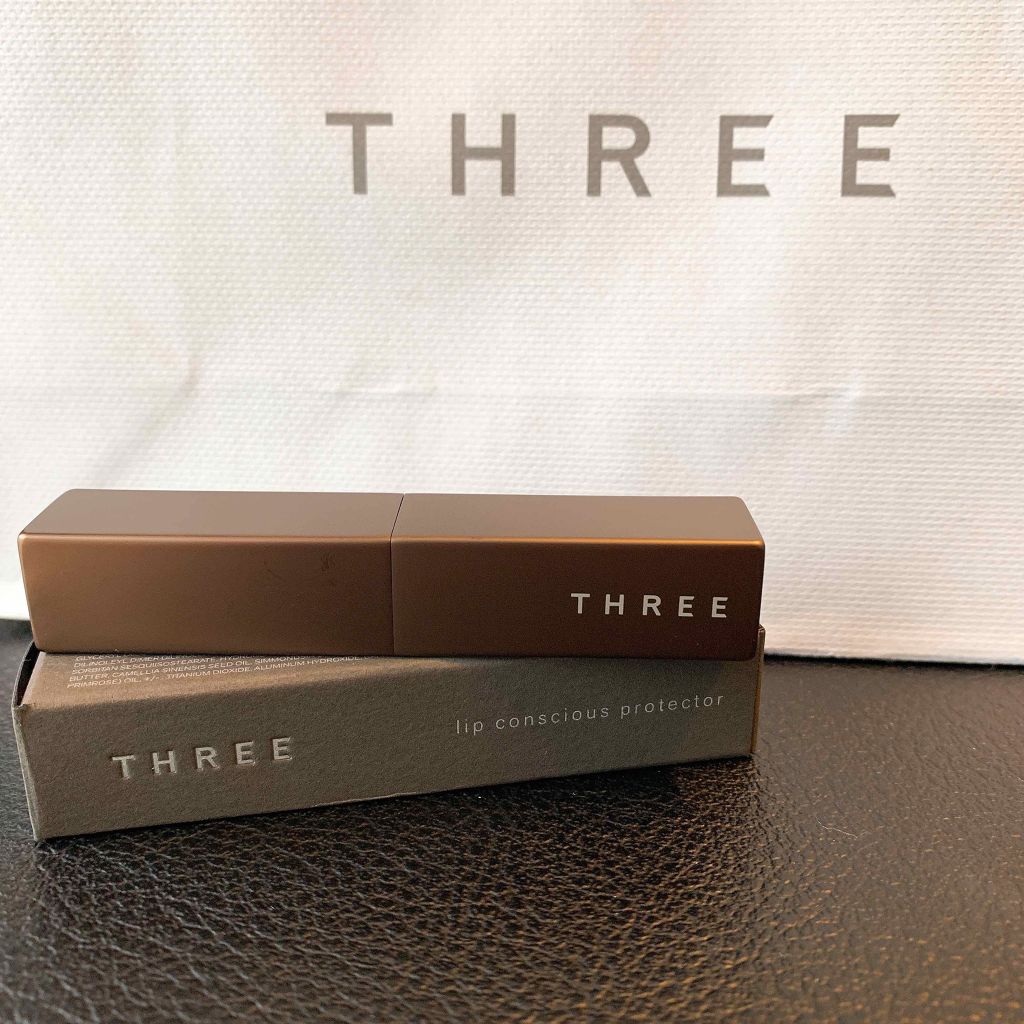 リップコンシャス プロテクター/THREE/リップクリームを使ったクチコミ（1枚目）