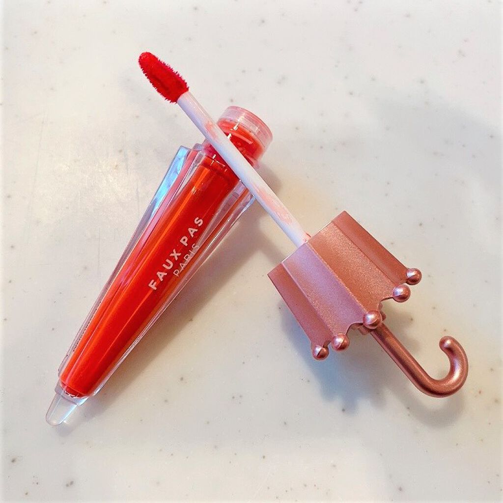 ウォーターアンブレラティント リップ/FAUX PAS PARIS/リップティントを使ったクチコミ(3枚目)