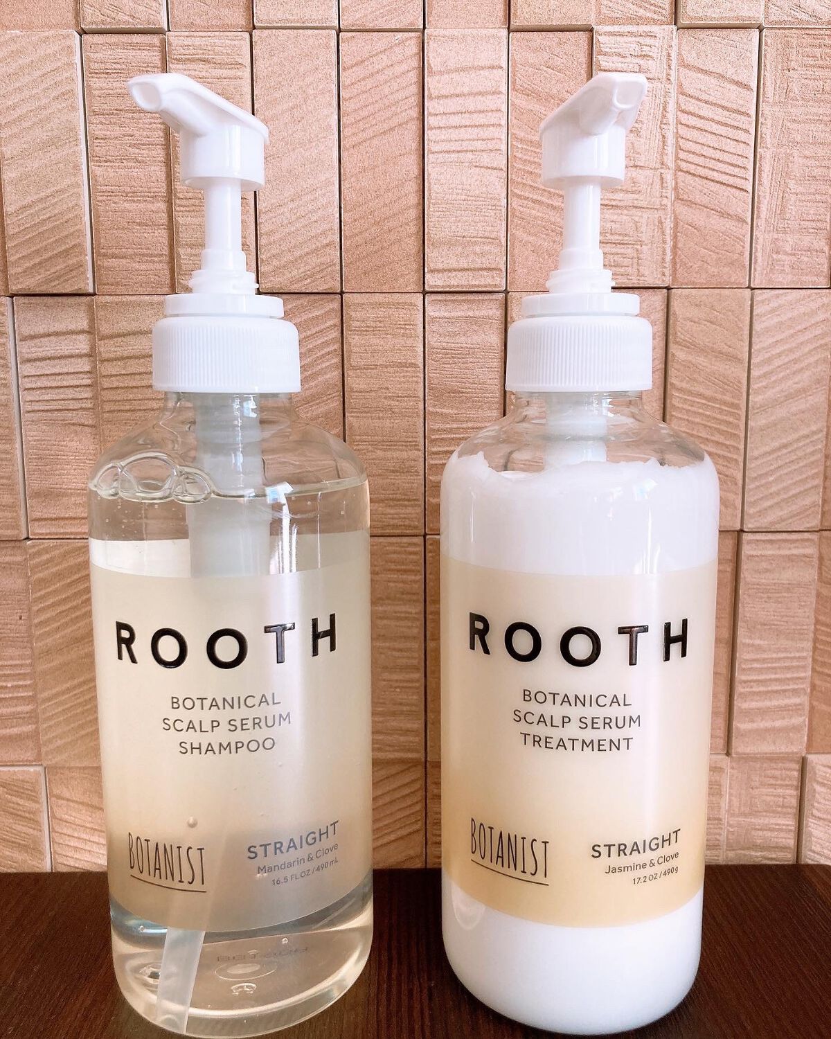 ルース ボタニカルスカルプセラム シャンプー・トリートメント（ストレート）/BOTANIST/市販シャンプーを使ったクチコミ（1枚目）