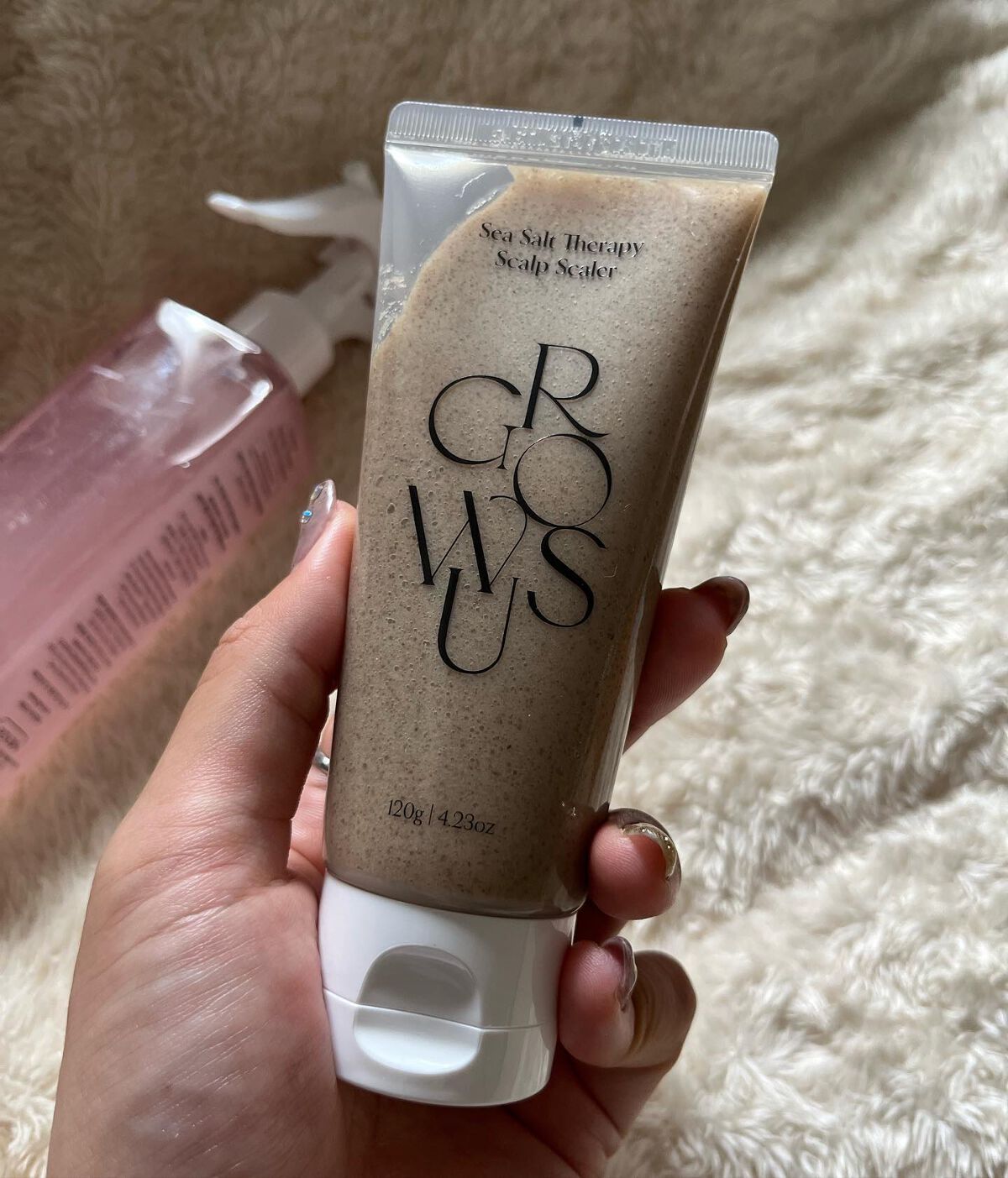 シーソルトセラピースカルプスケーラー/GROWUS/ヘッドスクラブを使ったクチコミ(8枚目)
