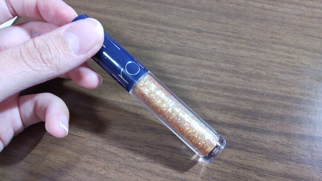 リキッド グリッター シャドウ/rom&nd/グリッターを使ったクチコミ(3枚目)