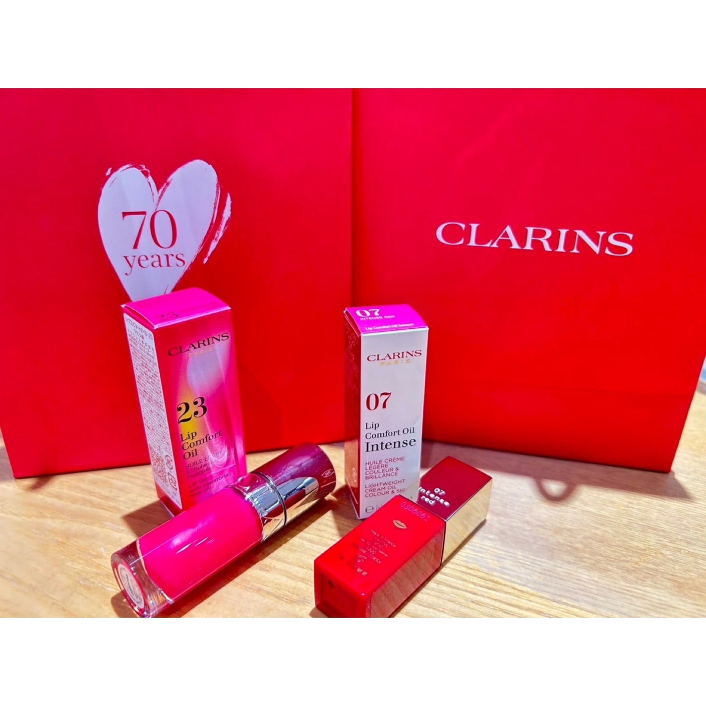 コンフォート リップオイル インテンス/CLARINS/リップグロスを使ったクチコミ(1枚目)