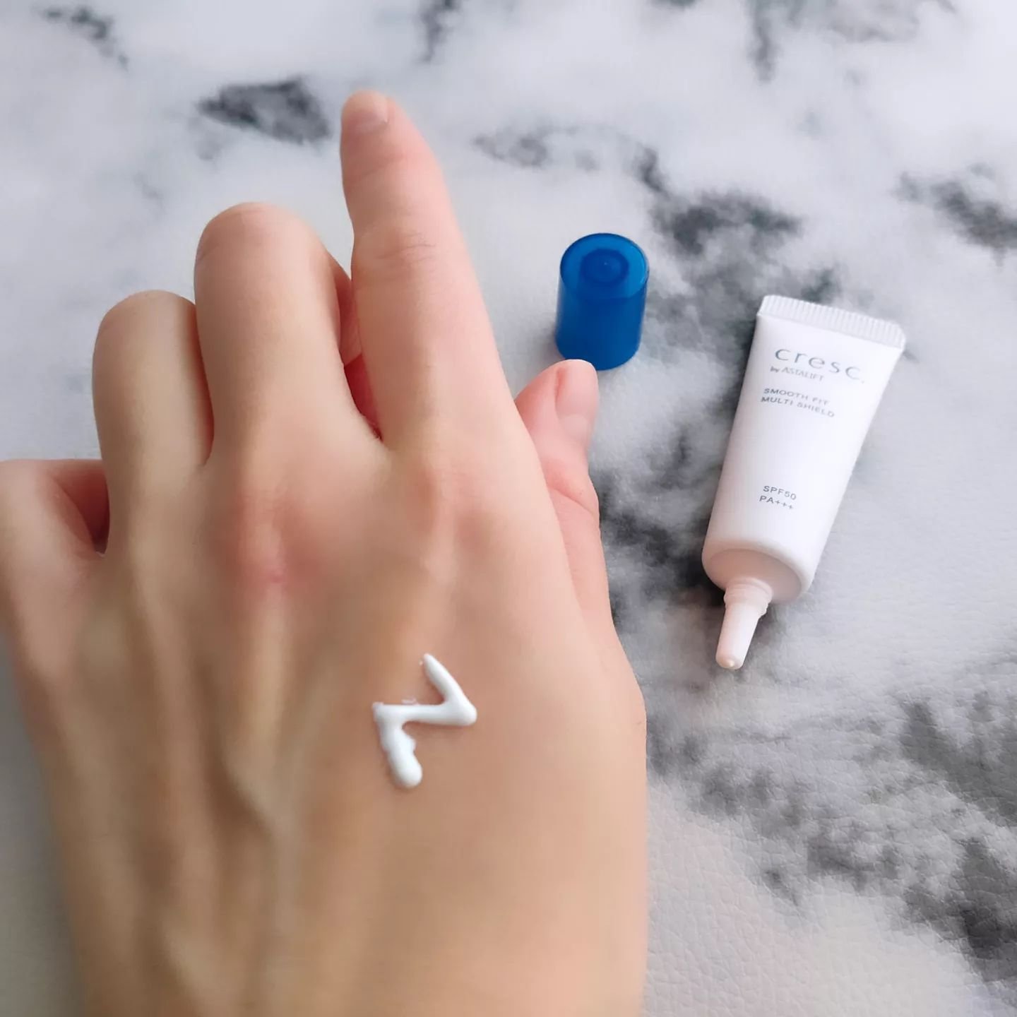 スムースフィット マルチシールド/cresc. by ASTALIFT/化粧下地を使ったクチコミ（3枚目）