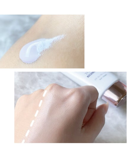 ダルバ ウォータフル トーンアップ サンクリーム(パープル)/ダルバ/日焼け止めクリームを使ったクチコミ(2枚目)