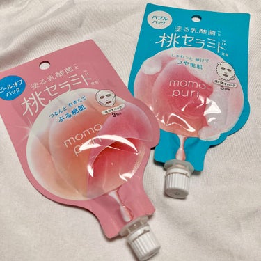 🛁🍑ももぷりシリーズ🍑🛁

○フレッシュピールオフパック(パケがピンク💖)
○価格：385円
○20ｇ

・最近TikTokで話題になっているピールオフパックとバブルパックを購入して使ってみました！(🍑