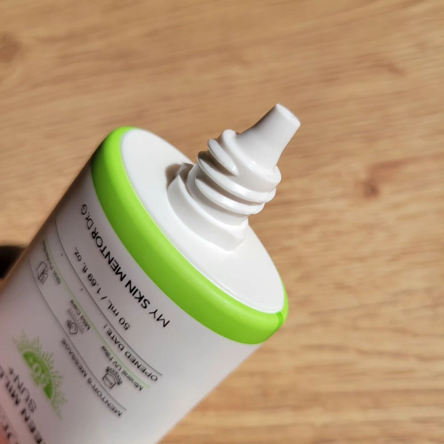 グリーンマイルドアップサンプラス/Dr.G/日焼け止めクリームを使ったクチコミ(2枚目)