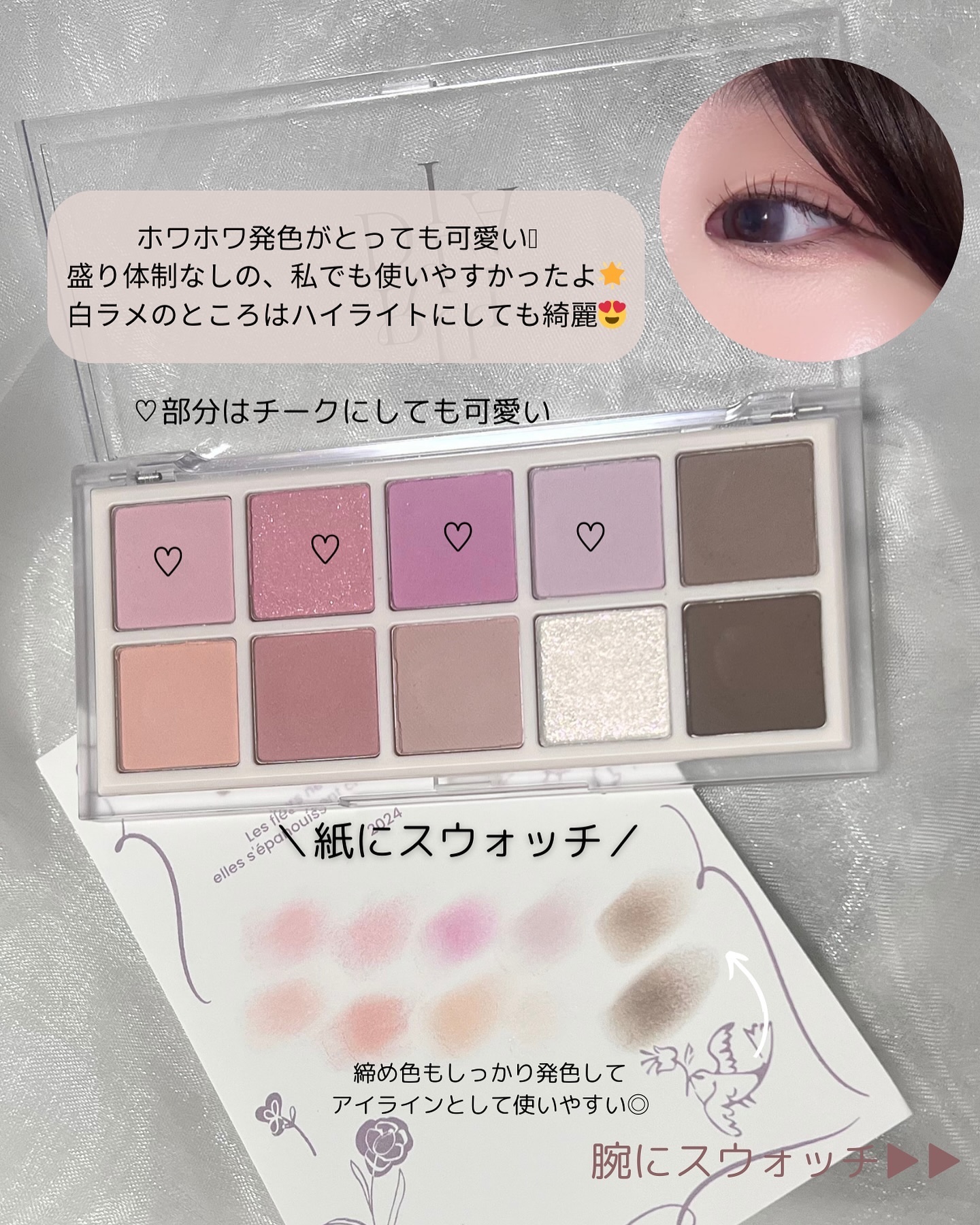 マルチユースシャドウパレット/RULIDIA/アイシャドウパレットを使ったクチコミ（2枚目）